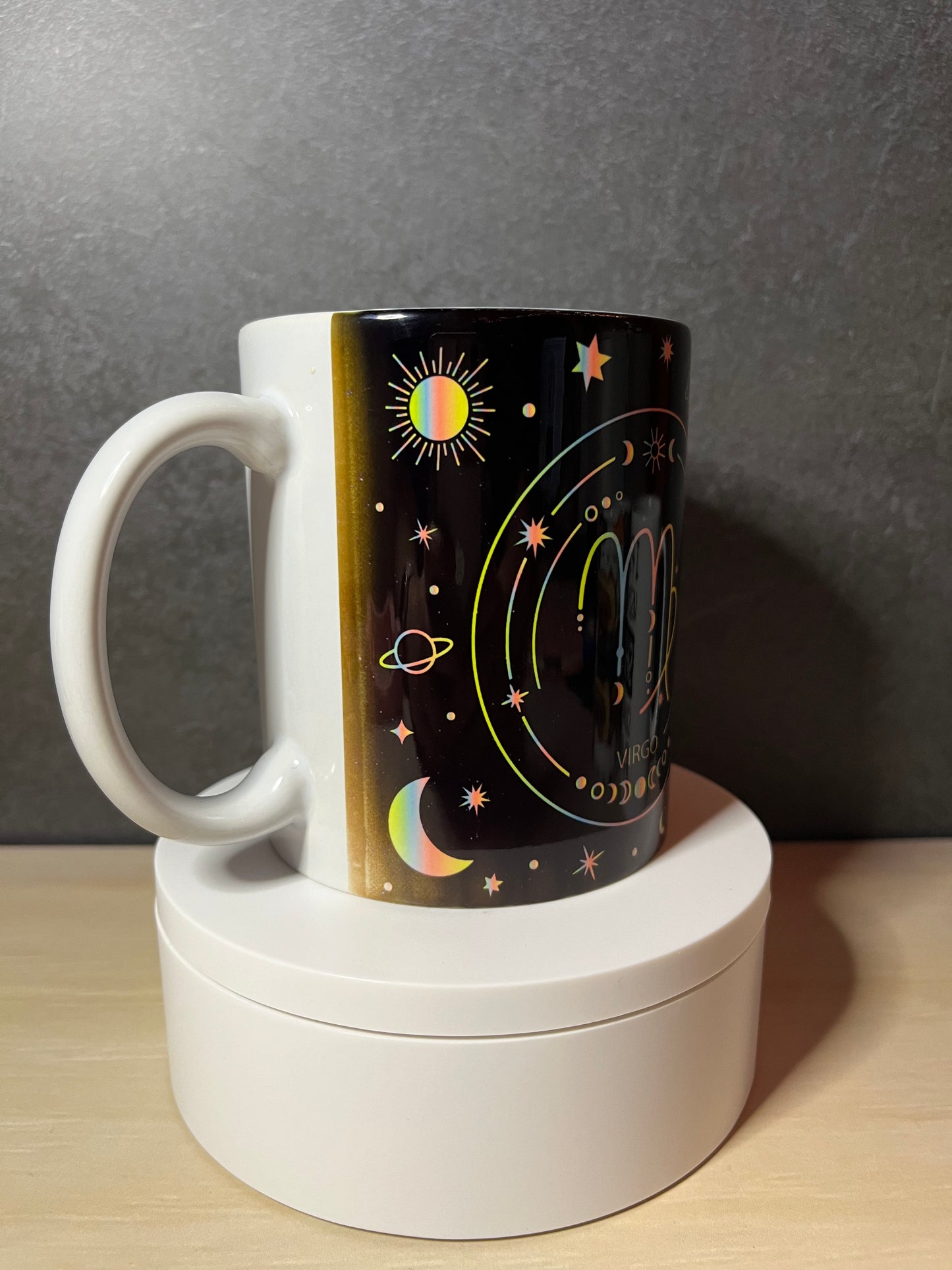 12oz Mug w/ Zodiac Sign VIRGO Design (flAWESOME)