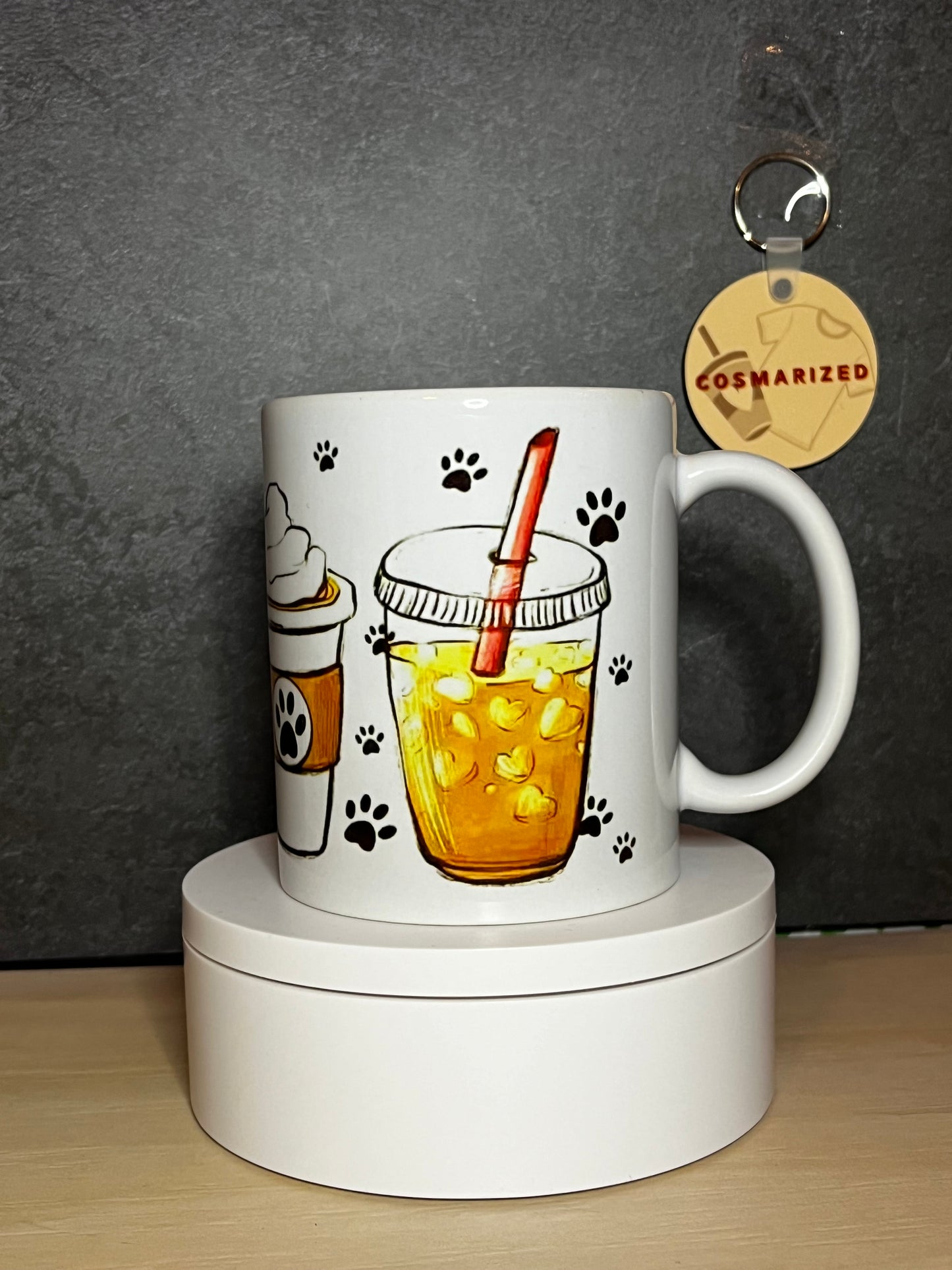 12oz Mug w/ Adorable Dog Mom Design