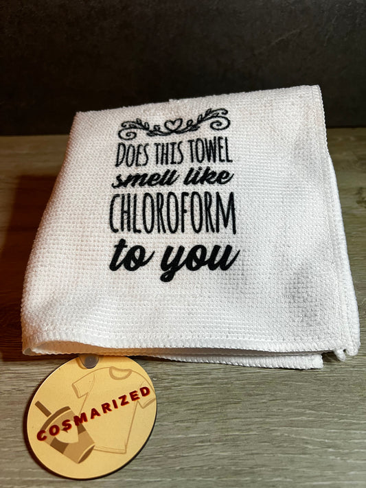 Microfiber Washcloth
“Chloroform” 11x11 Reusable